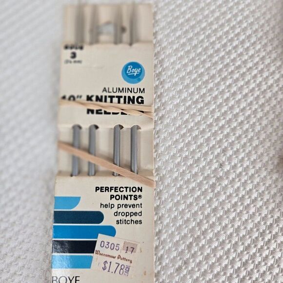 Vintage Aluminum Knitting Needles Lot Various Sizes Boye Marcia Lynn 7"-15" - Picture 5 of 11